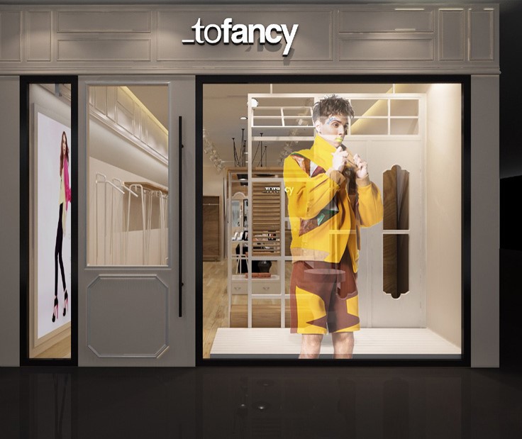 平博pinnacle智慧显示屏门店橱窗LED透明屏展示